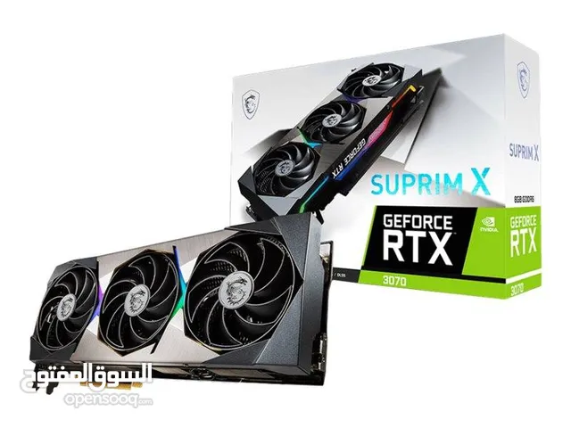 تجميعة بكرت شاشة rtx 3070 suprim x 8g