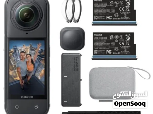 كاميرا insta360 x5 kit + mic + 3 meters stick