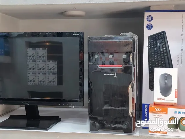 كمبيوترات كور اي فايف مع شاشات جيل رابع رام 16جيجا مع كرت شاشة خارجي