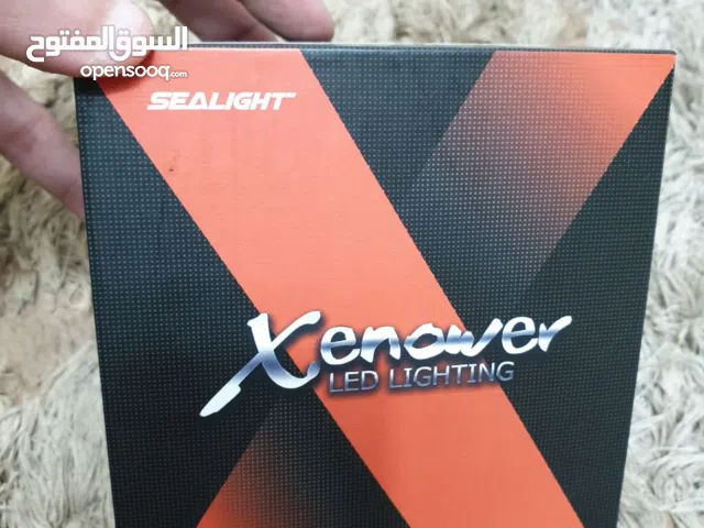 طقم لمبات ليد جديد زيرو بالكارتونة لم يستخدم جاي من امريكا SEALIGHT H4