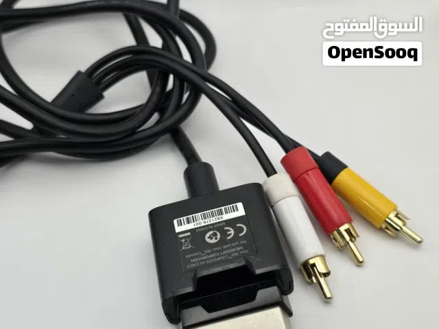 كيبل AV لجهاز XBOX 360 مستعمل نظيف جداا