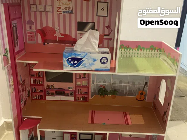 بيت العاب باربي خشب  للالعاب