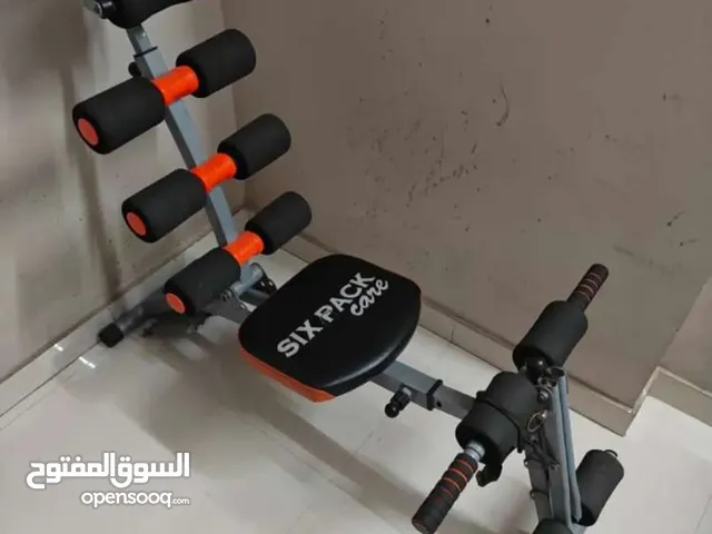 كرسي عضلات البطن مع ست دنابل 20 كيلو قابله للتعديل
