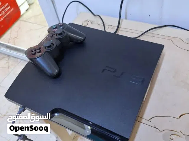 السلام عليكم بلي 3 سلم مهكر وياه 3 جوستكات وكيبلات كامله لون اسود نضافة 95 بي مجال