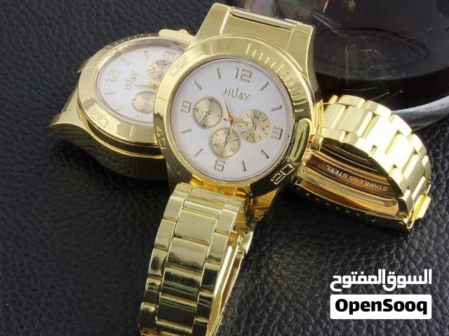 الساعة الولاعة الذهبية – فخامة تشتعل أناقة! استمتع بساعة تجمع بين الذوق الرفيع والابتكار  شاهد الوصف