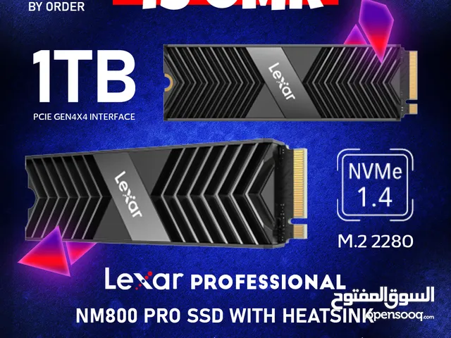Lexar Professional NM800 PRO SSD With HeatSink - هاردسك داخلي سريع جدا !