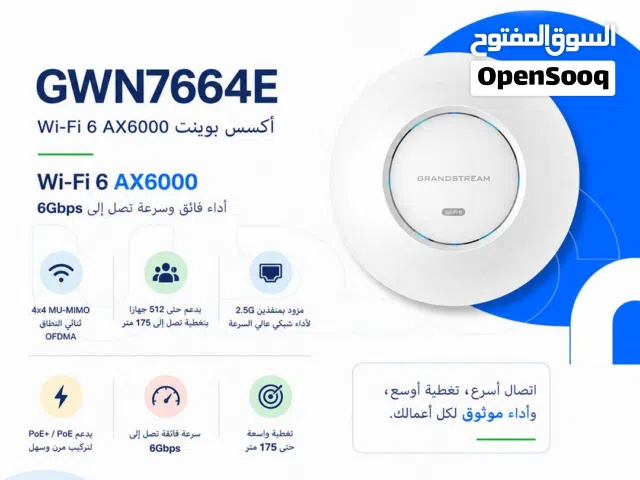 اكسس بوينت جراند ستريم GWN7664E بمعيار AX6000