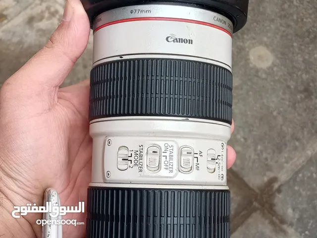 عدسه كانون 70-200 مستخدمه