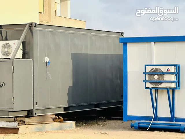تصميم وتركيب البيوت الجاهزة وتدوير حاويات الشحن وتصنيع جميع الهياكل المعدنية وتصنيع التريلات وهناجر