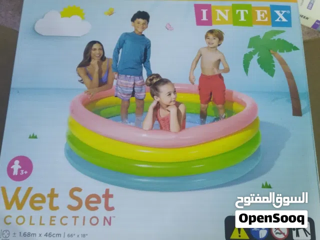 السلام عليكم مسبح جديد نظيف مستعمل مرتين فقط
