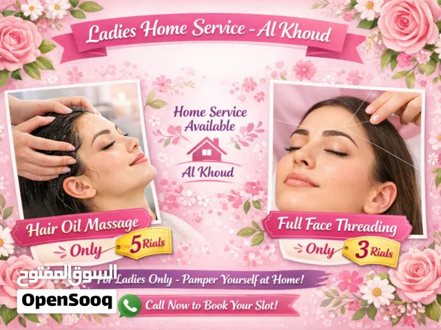 Hair oil massag home service available