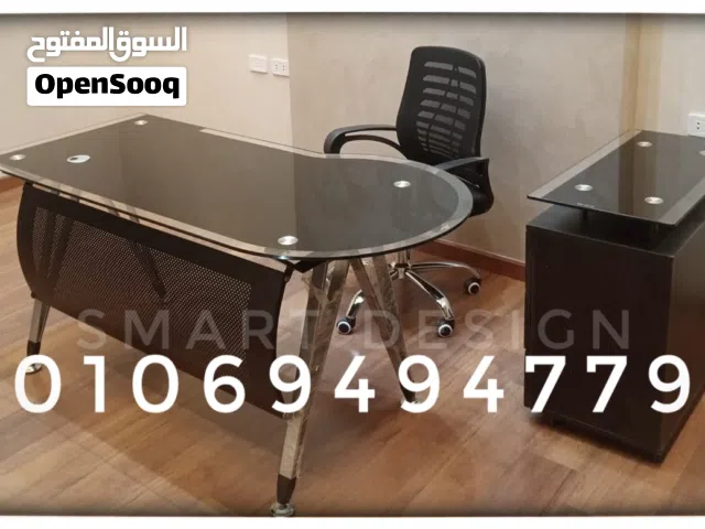 مكتب زجاج سيكوريت شاسيه معدن اليكتروستاتيك متاح جميع المقاسات