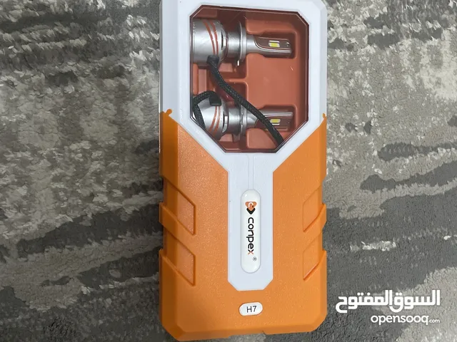للبيع ليد مستعمل استعمال خفيف استعمال شهر قوه 100 واط قوه الجهتين 200 واط مقاس h7 السعر 19 دينار