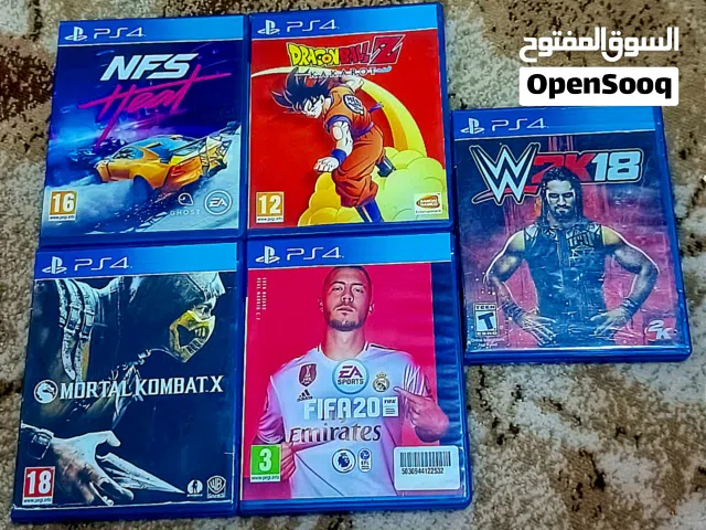 العاب ps4 بحالة ممتازة اقرأ الوصف