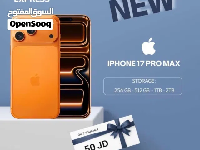 IPHONE 17 PRO MAX ( 512GB ) NEW /// ايفون 17 برو ماكس ذاكره 512 الجديد