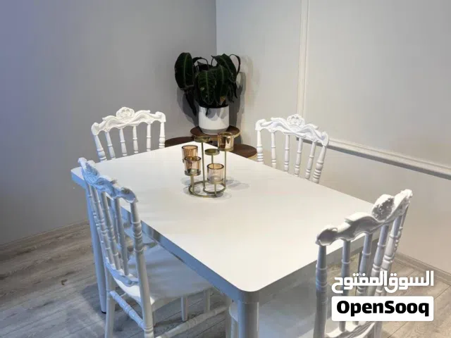 ميز طعام 4 كرسي    توصيل داخل بغداد مجاني  اطراف