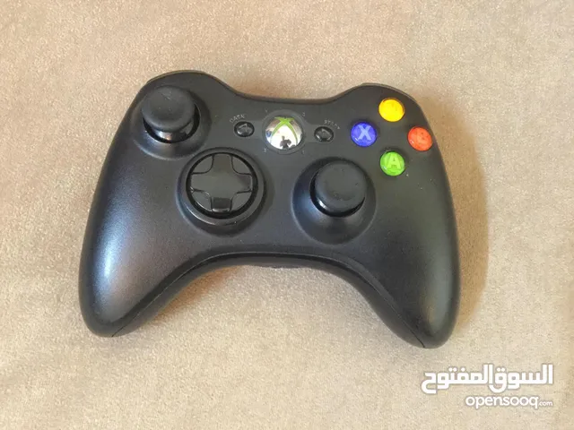 يد تحكم Xbox 360 لاسلكية أصلية (لون اسود)