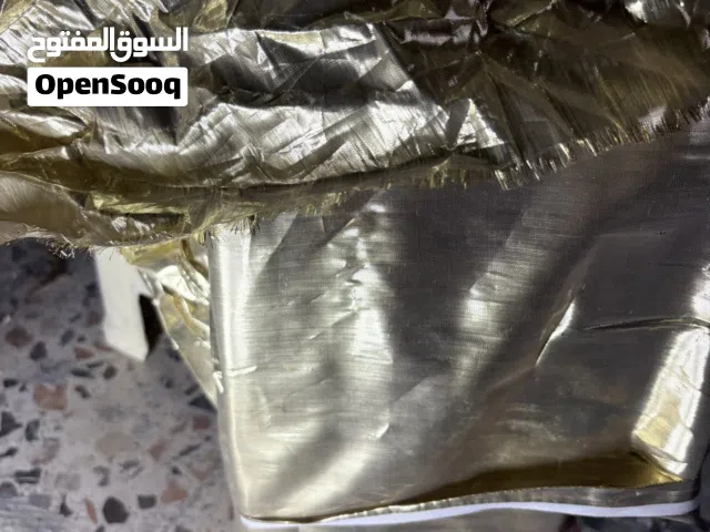 قماش دهبي للقرن عرض 1 متر بسعر دينار للمتر الكميه بحدود 50 متر فقط