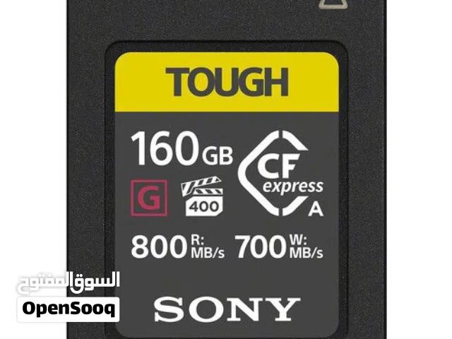 للبيع عدد 2 Sony Memory Card 160GB Type A TOUGH مع Sony Card Reader