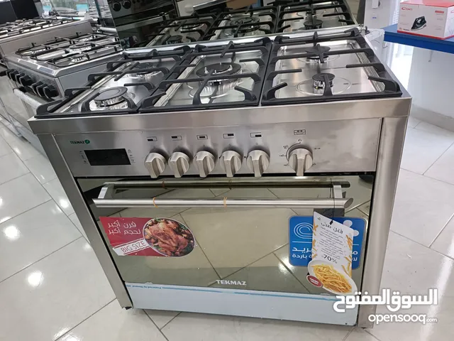 عرض نااار على فرن تكماز 90 سم ستيل مطفي فل سيفتي كامل مع مروحه