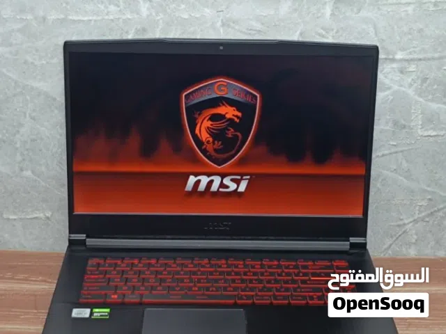 لابتوب msi intl,R, CORE i5-10500H CPU @ 2.50GHz