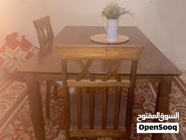 طاولة خشب ب6 كراسي