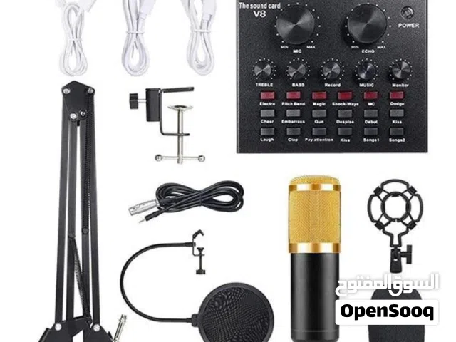 مايك ومكسر v10 Microphone and mixer