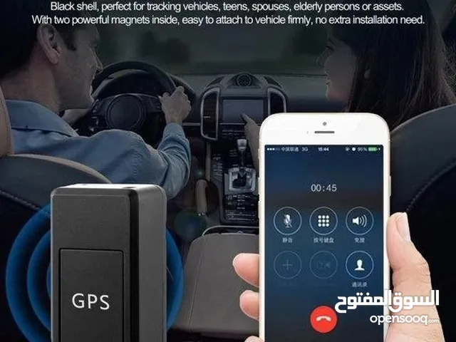 جهاز تتبع GPS  جهاز الحمايه والتتبع وتسجيل صوت  الاول  يوجد به مغناطيس في حالة إلصاقه في سياره جهاز