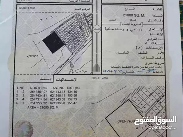 Farm Land for Sale in Al Sharqiya Al Mudaibi