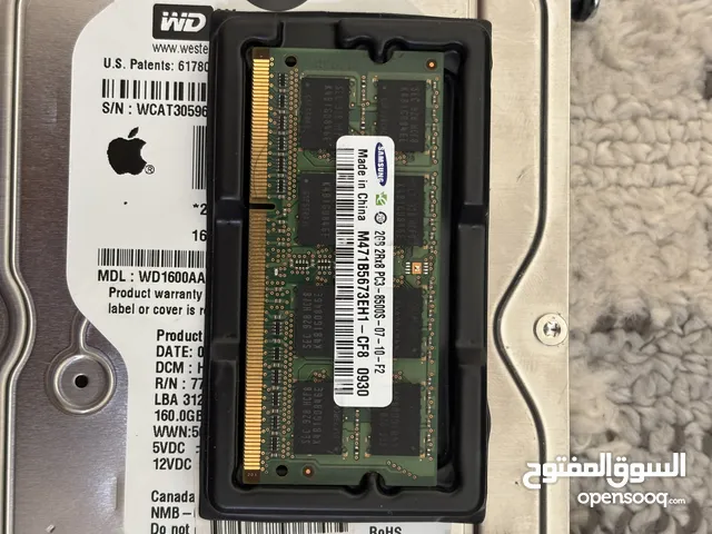 رامات لابتوب و ماك و هاردسك