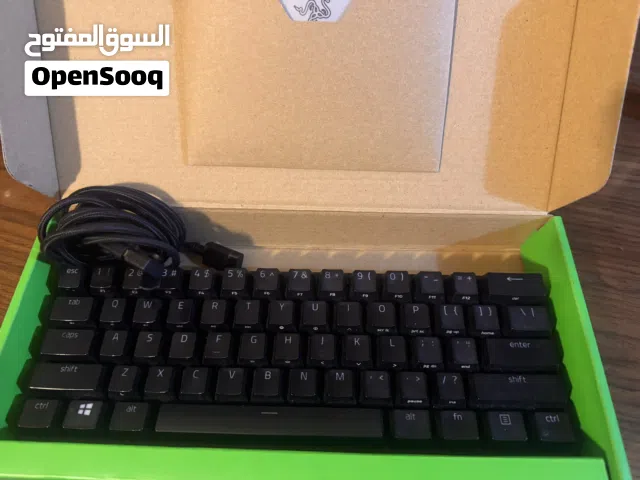 Razer huntsman mini purple switch  اصلي حاله وكاله