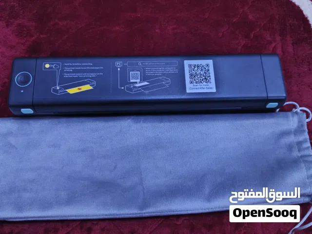 طابعة محمولة ورق A4 حرارية يعني تطبع بدون حبر
