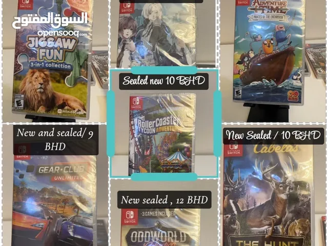 Nintendo switch games sealed and new