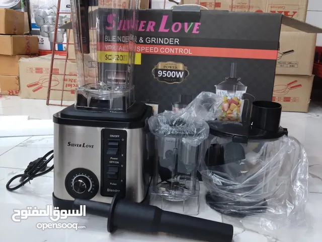 Silver Love SC-2027 3-in-1 Blender & Grinder  9500W Powerful Motor  Variable Speed Control