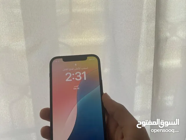iPhone 12 black 64GB battery 86% ايفون 12 مش مفتوح بطاريه 86%
