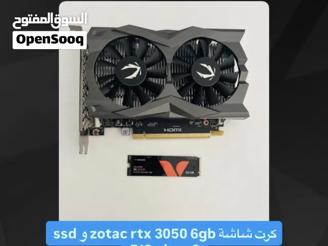 كرش شاشة rtx 3050 6gb و ssd 512gb