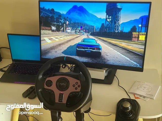 Steering Wheel gaming full set with pedalswith clutch,wheel and gear