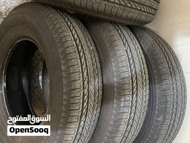 برجستون جديد نظافة 97% مفتوح من سيارة جديدة ، سبب البيع تبديل قياس 195/80/R15