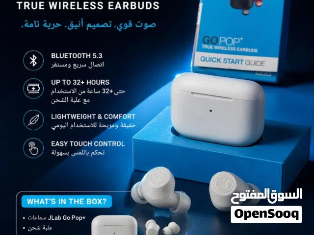 JLab Go Pop+ True Wireless Earbuds