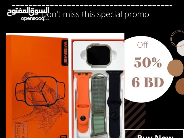 ساعة ذكية – فق 4 دينار! مظهر أنيق + مميزات رياضية في ساعة واحدة! اطلب الآن عبر الرسائل اليوم!