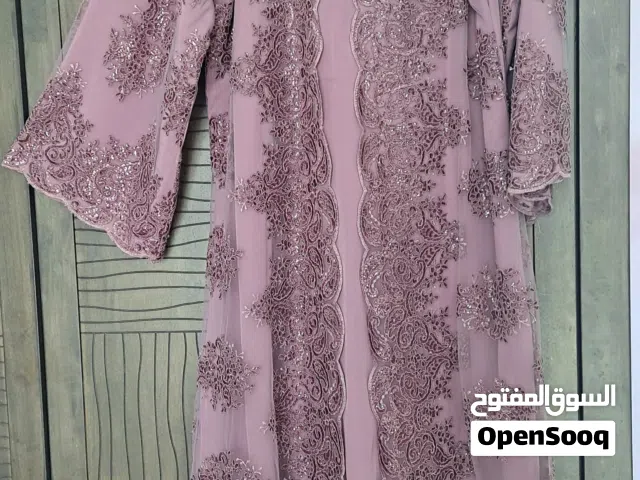 fancy net abaya
