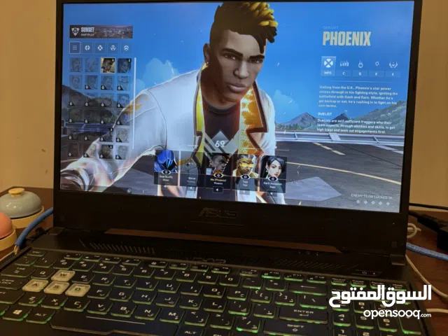 لابتوب قيمنق ماركة asus