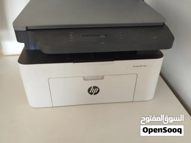 حبرها شبه جديد hp طابعه