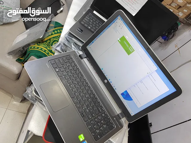 Hp 15 pavilion core i7 5 generation Ram 16 ddr4 Hard 256 mt ssd Ultra slim Nvidia 4g جيل خامس