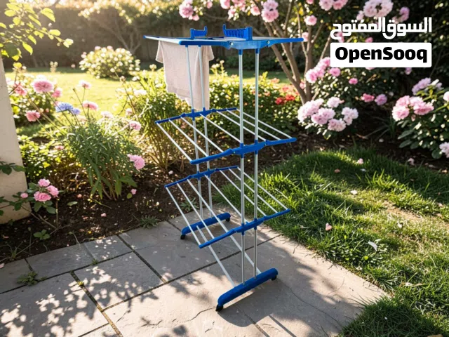 خلصت من مشكلة نشر الملابس بالبيت؟ هذا المنشر الثلاثي راح يوفّرلك مساحة مضاعفة بدون ما ياخذ مكان