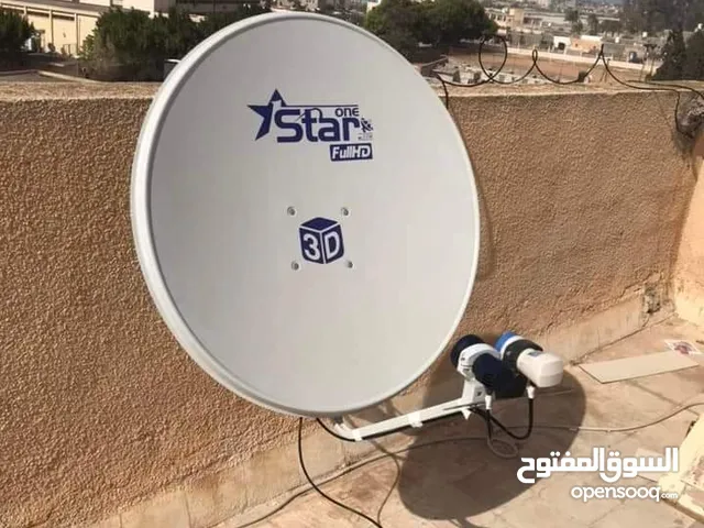 فني تركيب وتعديل ستلايت الصحون لجميع الاقمار الاصطناعية والبث الارضي طرابلس