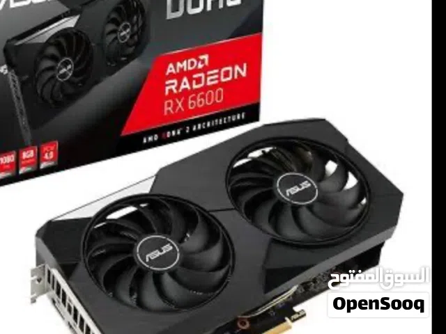 كرت شاشه rx 6600 asus dual