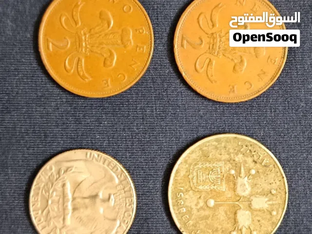 4 عملة اجنبية مختلفة المجموعة 1