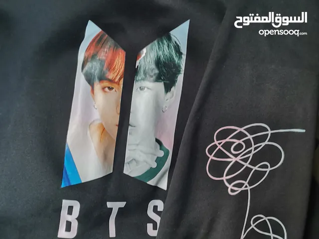 BTS Suga Black hoodie Size L / XL هودي كيبوب بتس شوقا اسود سايز لارج إلى اكس لارج