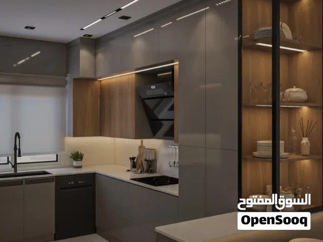 تصاميم مطابخ 3D ملونة